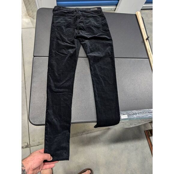 AG Adriano Goldschmied Black Coated Farrah Skinny Ankle High-Rise Jean Women's - Picture 7 of 9